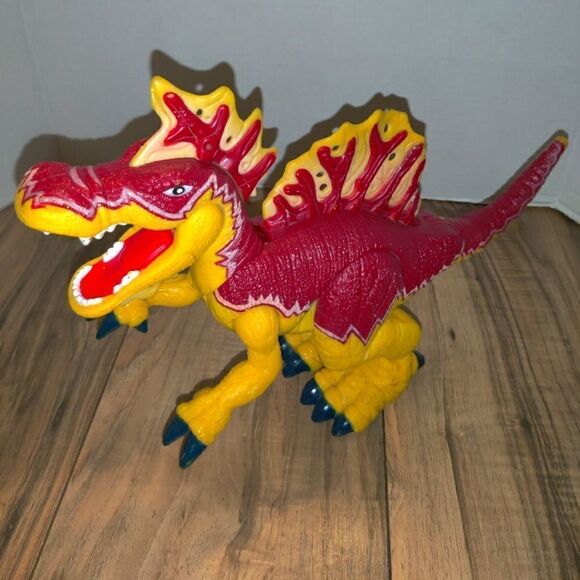 2005 Roaring Spinosaurus 12" Mattel Imaginext Dinosaur Action Figure MultiColors - Picture 1 of 11